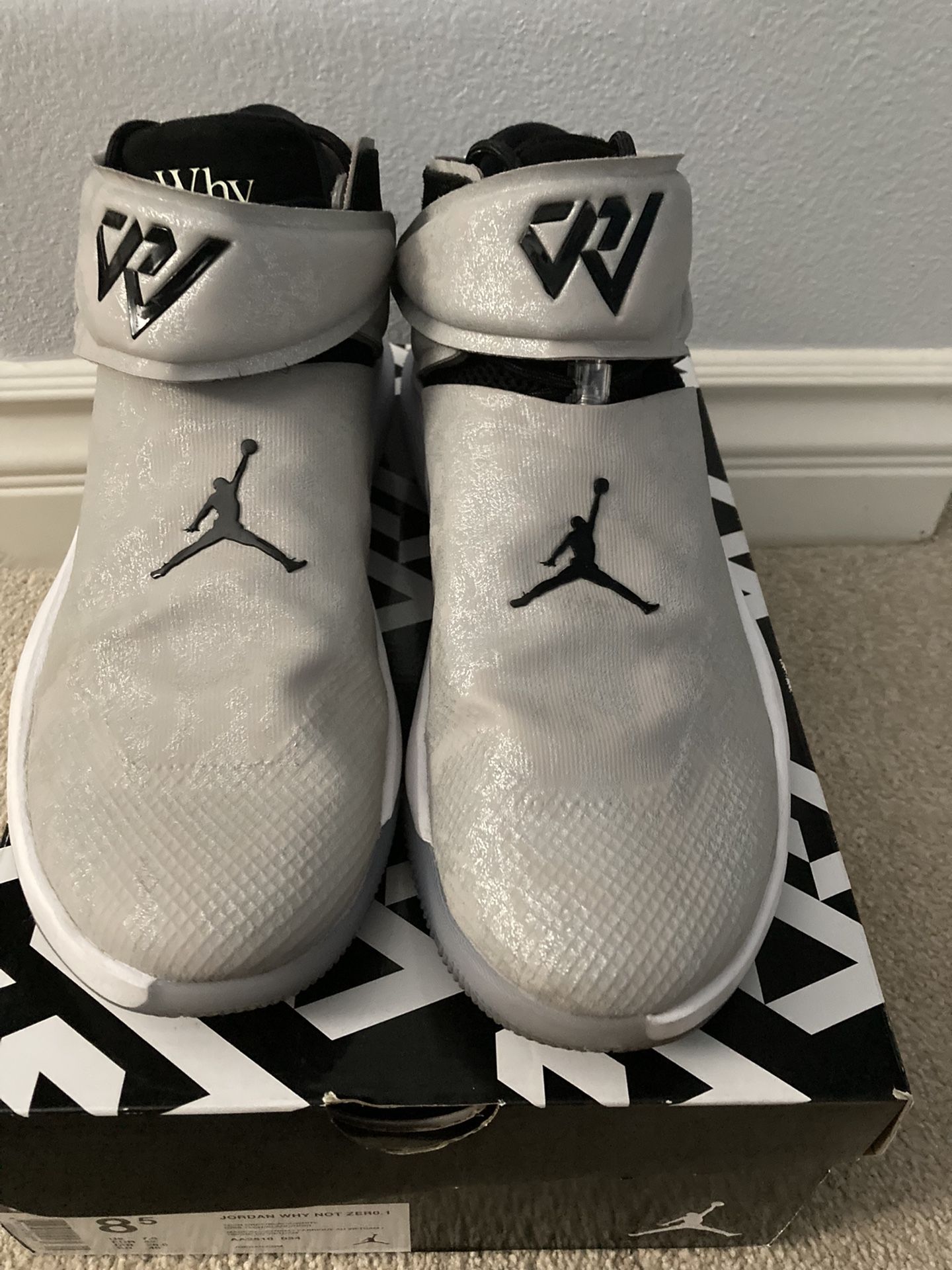 Jordan Why Not Tech Gray/Black White Size Mens