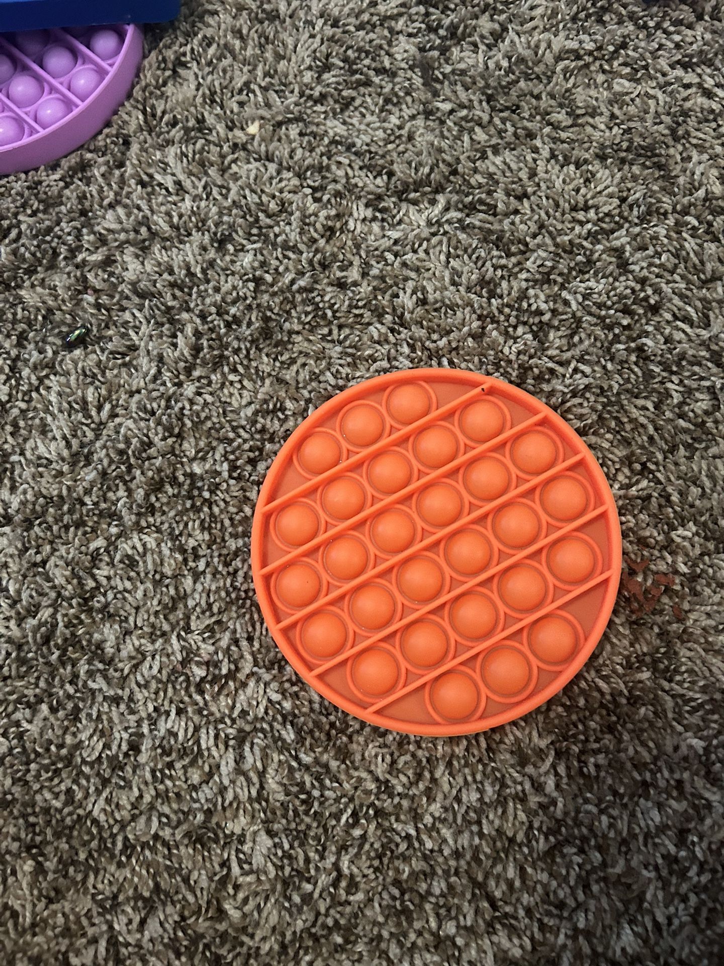Orange Circle Pop It