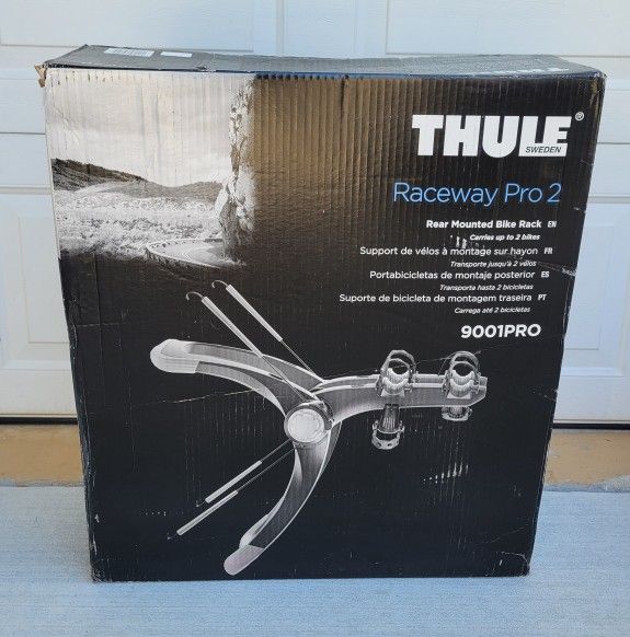 THULE Raceway Pro 2 Rear Mounted Bike Rack- New In Box