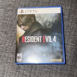 Resident Evil 4 Remake PS5 Version Disc