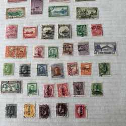 New Zealand Old Group Of 40 Used Stamps 