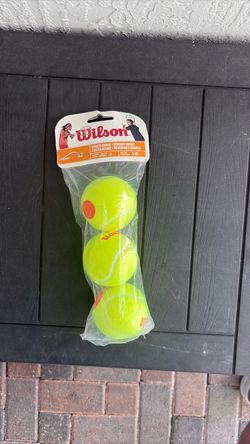 Wilson Starter Orange Tennis Balls 3-Pack aged 9/10