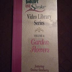Folk Art One Stroke: Basic  Volume 4.  (VHS) Featuring Donna Dewberry 