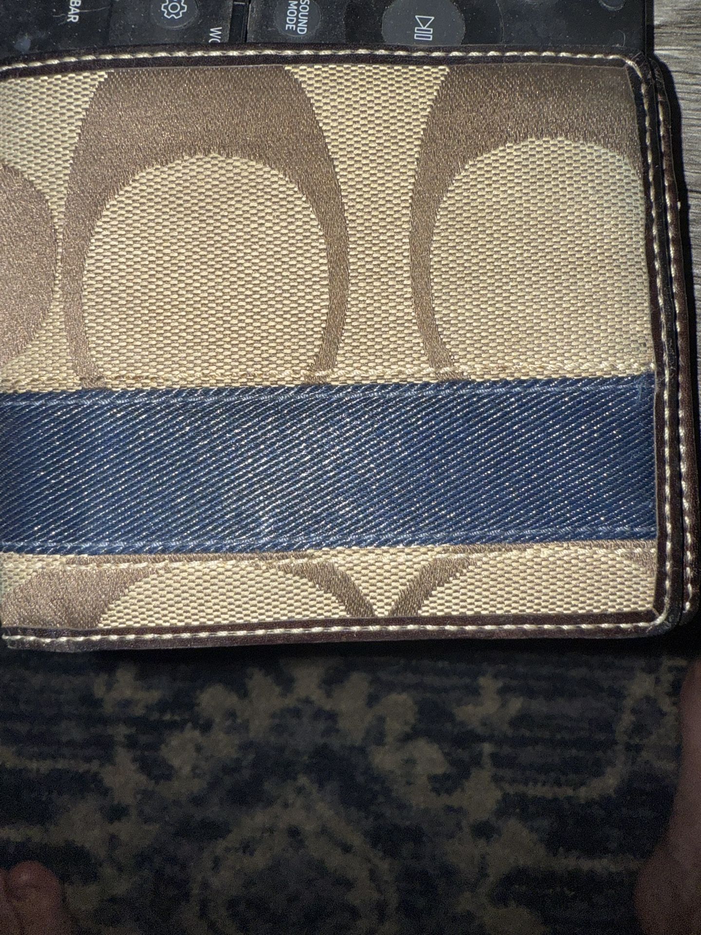 Coach signature wallet