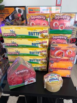 Squeeezy Squishy Toy Bundle Lot