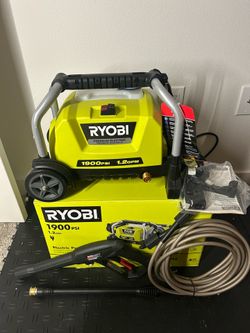 RYOBI 1900 PSI 1.2 GPM Cold Water Wheeled Corded Electric Pressure Washer