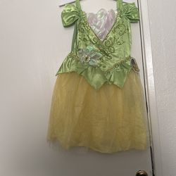 Princess Dress Tiana size 4t-6x