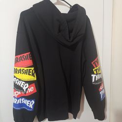 SUPREME THRASHER ZIP HOODIE 