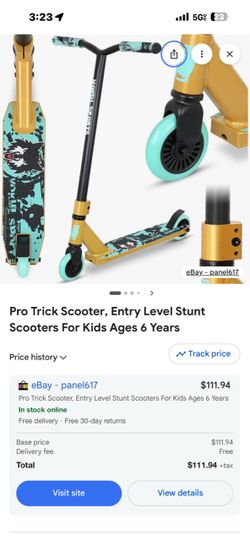 Pro Scooter - Trick Scooter Entry Level Stunt Scooter (BMX Freestyle Scooter)