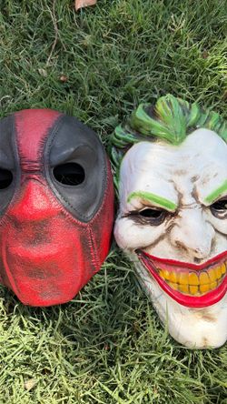 Deadpool and Joker Mask
