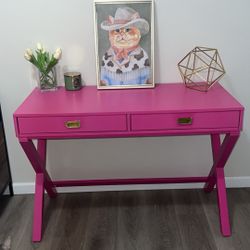 Pink Entry Table/desk