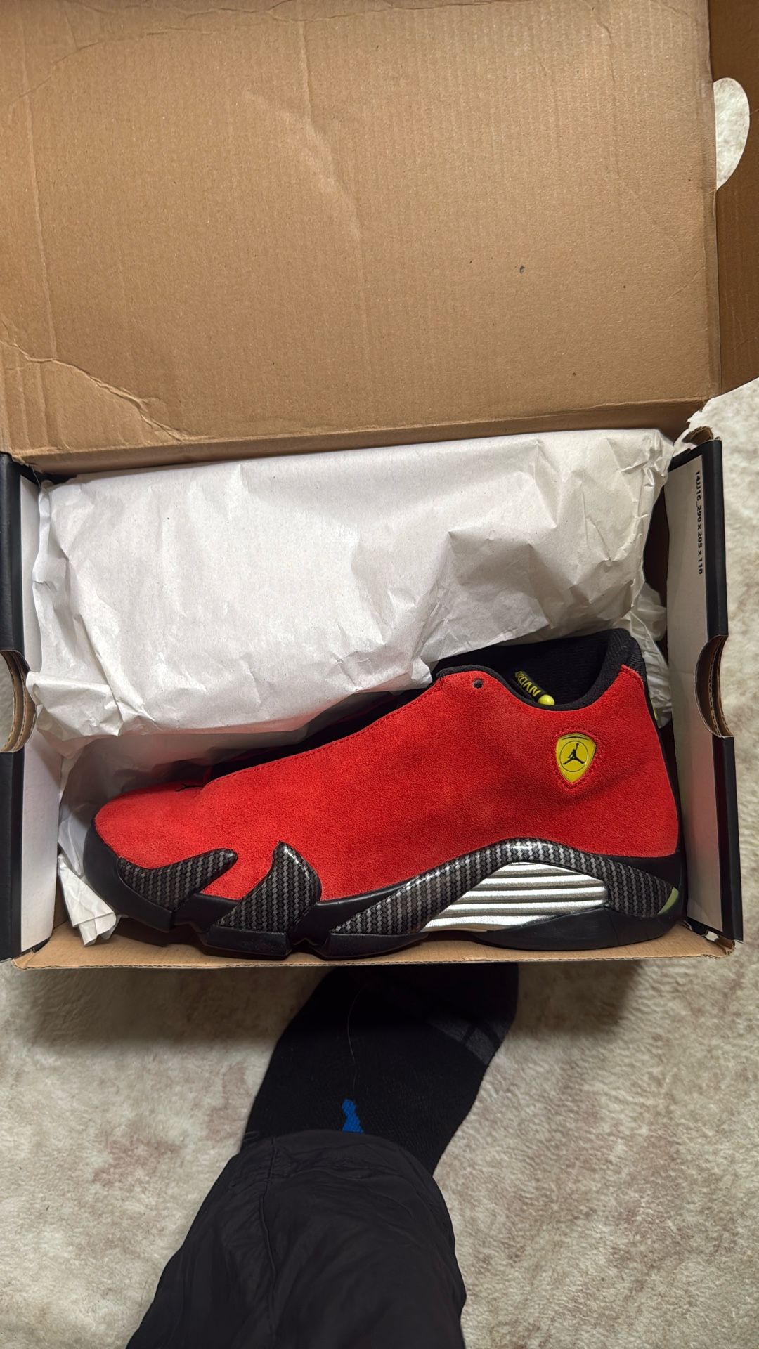 Jordan 14 Ferrari (GS) Size 6