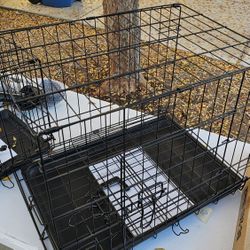 New 24inch Dog Crate With Tray
