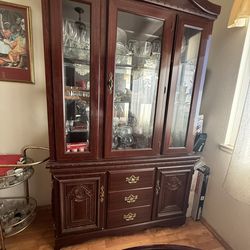 Queen Anne Cherry Buffet Set