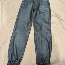 Women’s Michael Kors Leather Joggers