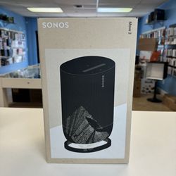 Sonos Move 2 Portable Smart Speaker w/ 24-Hour Battery Life, Bluetooth, & Wi-Fi