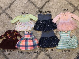 Baby girl dresses (0-6mo)