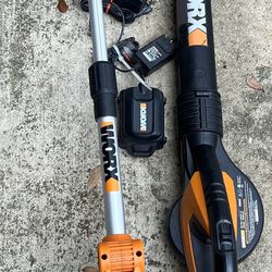 Worx Leaf blower and Weed eater