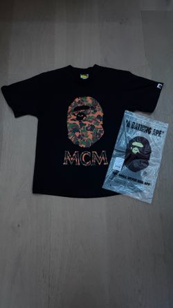 Mcm bape shirt size s