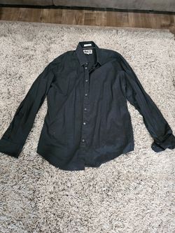 Men's Long Sleeve Button Up