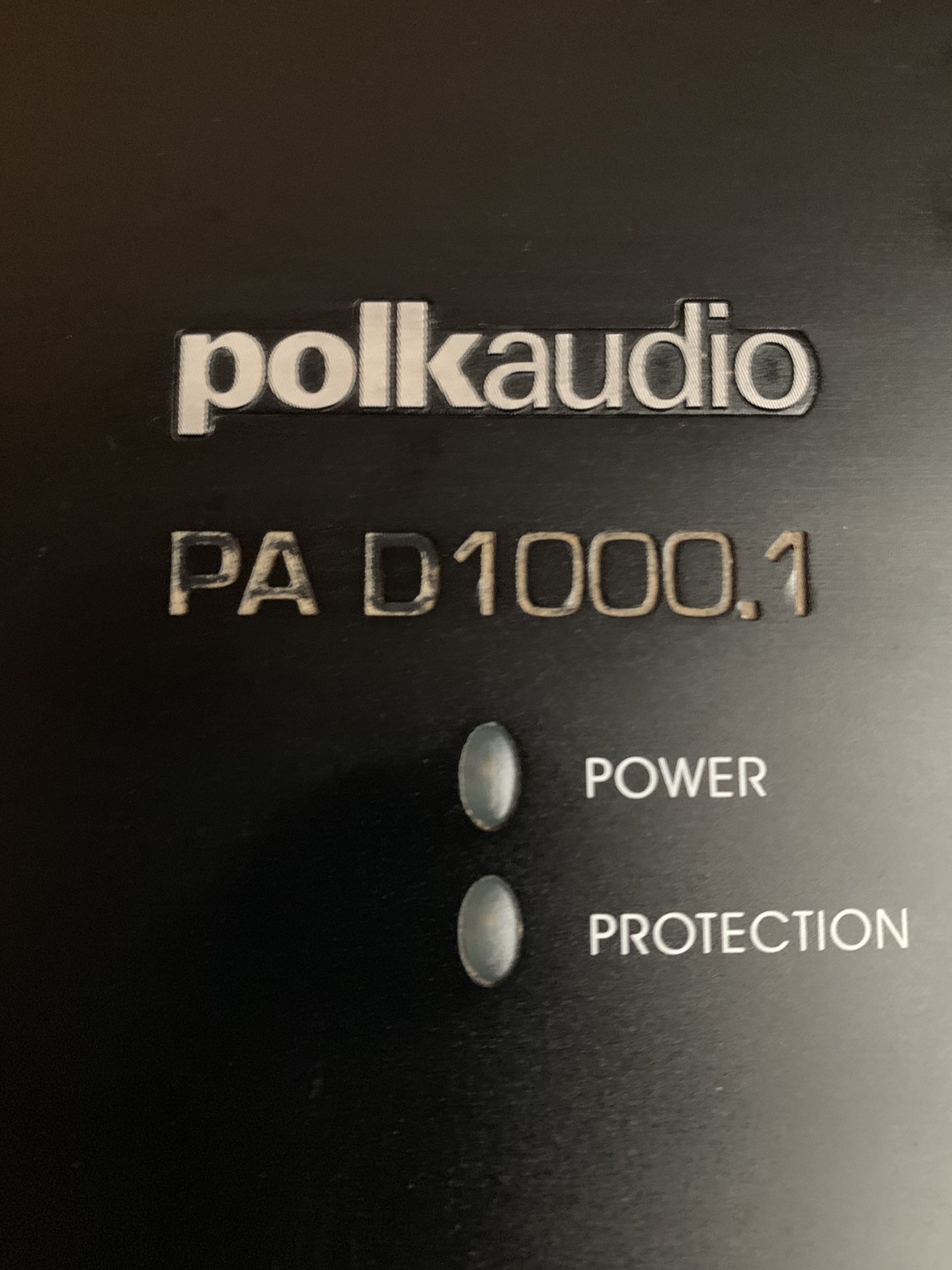 Polk Audio 1200 watts RMS @ 1 ohm