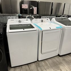 Samsung Washer And Dryer Set Electric New Scratch And Dent 