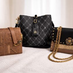 🔥 Brand New Women’s Crossbody Purse Bundle 👜✨ 3 Handbags Black & Brown