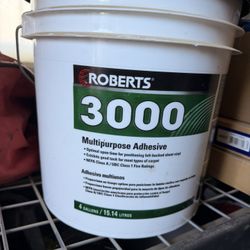 Roberts 3000 Multipurpose Carpet & Vinyl Adhesive – 4 Gallon Bucket