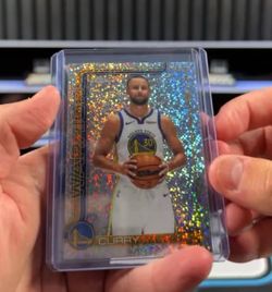 2025-26 Topps Chrome Update Stephen Curry Image Variation Speckle SSP #14 Champ