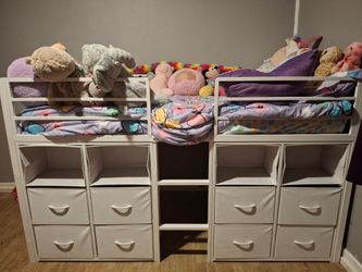 Low Loft Bed / Twin Size