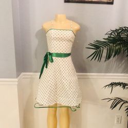 Pulse Sz S Women Dress Poka Dot