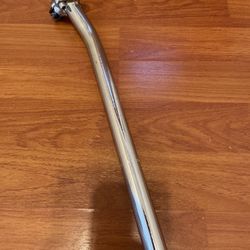 GT 22.2mm Layback Stamped Seatpost (chrome) Uncut Pft Pro Freestyle Tour Performer Vertigo Bmx Clamp 