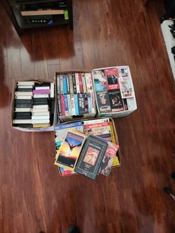 Lot of 175 vhs tapes