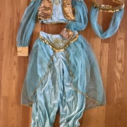 Princess Jasmine Harem Halloween Dress Up. Costume Size  7 / 8