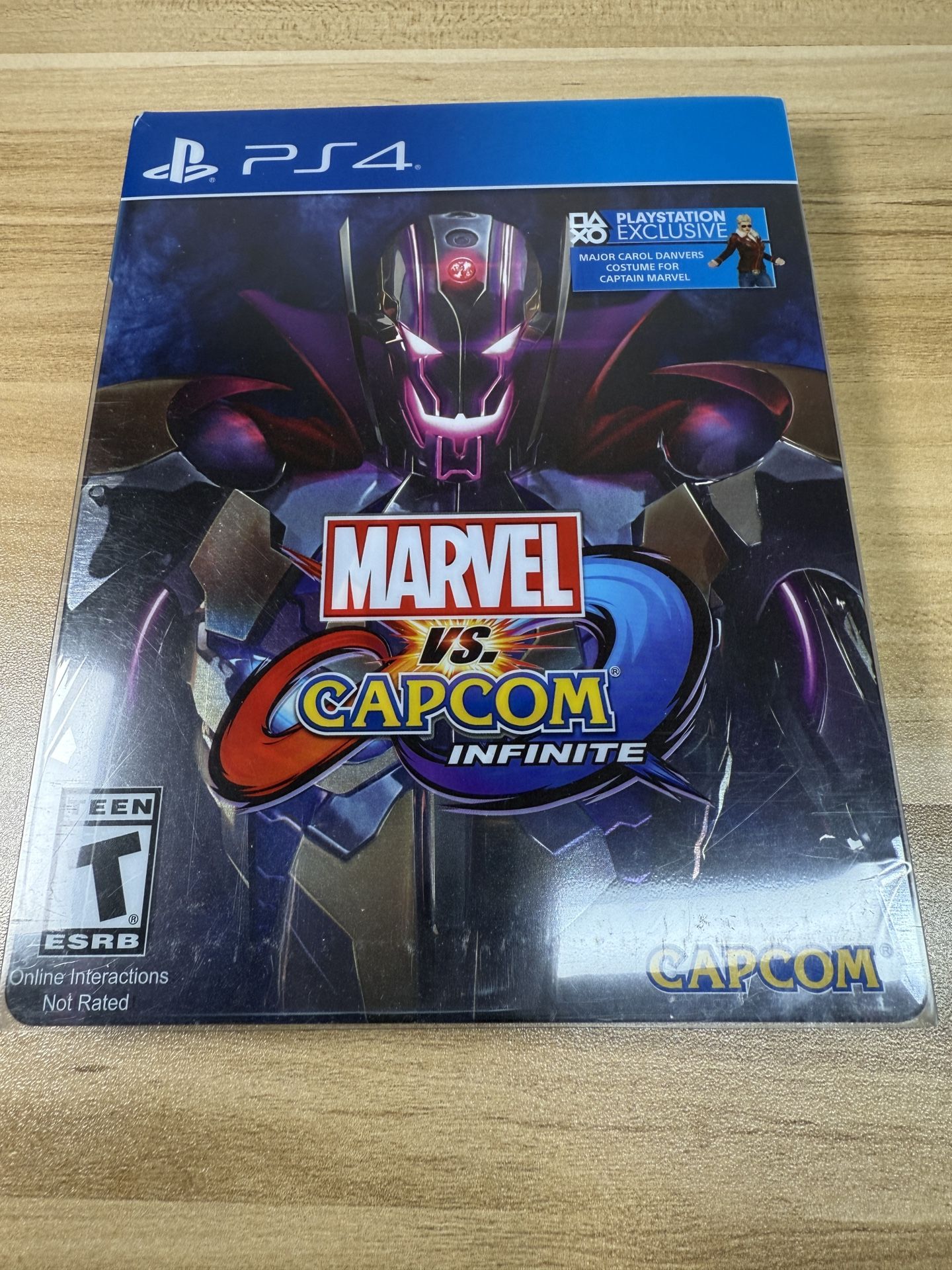 Marvel Vs Capcom Infinite PS4 Game And Steelbook With Sleeve