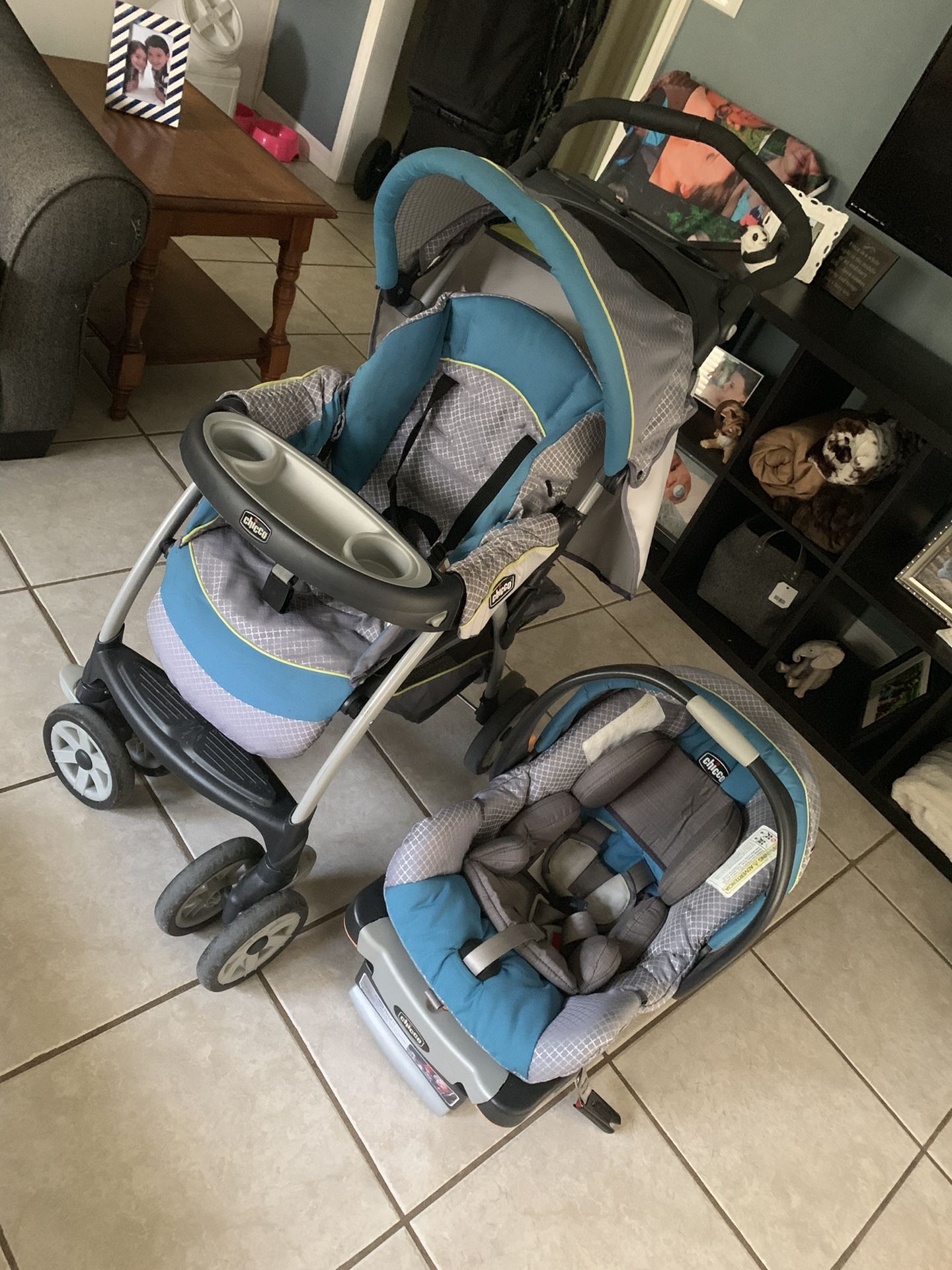 Chicco car seat and stroller