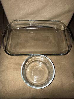 Refractario y bowl de vidrio