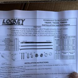 Lockey TB200 Hydraulic gate closer