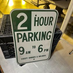 Porcelain Street Sign