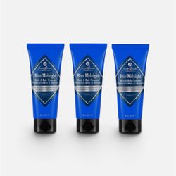 Jack Black Blue Midnight Cleanser 3-Pack 9 oz