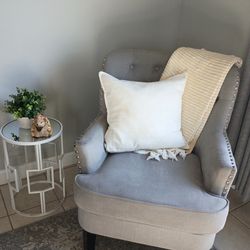 2 used grey Wayfair chairs