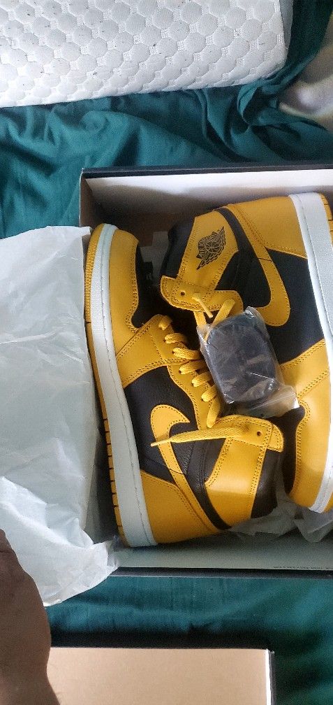 Air Jordan 1 Retro High OG  Pollen   US size 10.5