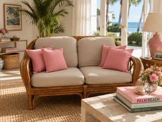 Rattan couch