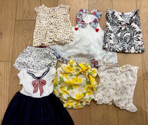 Variety 2 years old girl clothes - 7 pieces