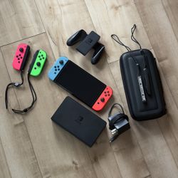 Nintendo Switch LED + Accessories (Great Condition)