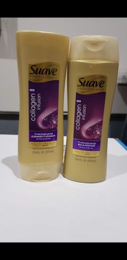 SUAVE, thickening shampoo & conditioner