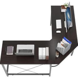 59 x 59 inches Large L Shaped Desk for Home Office/ Workstation /Gaming