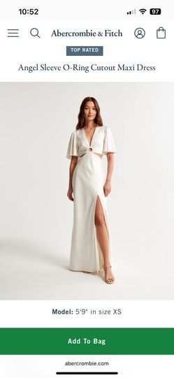 Abercrombie Angel Sleeve Dress XXSP