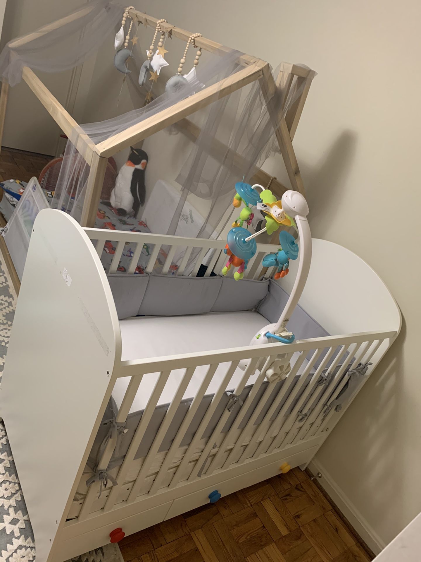 Ikea Baby Crib with Mattress