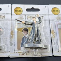 Harry Potter Wizarding World Mini Figure Set - Harry, Ron & Hermione (New)